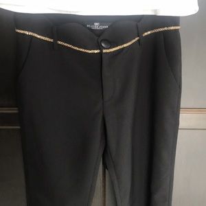 BC. VOGA JEANS black dress pants